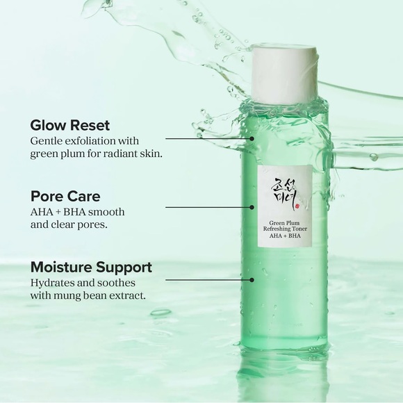 Beauty of Joseon Green Plum Refreshing Toner AHA + BHA 150ml (New in Box) - Picture 2 of 5